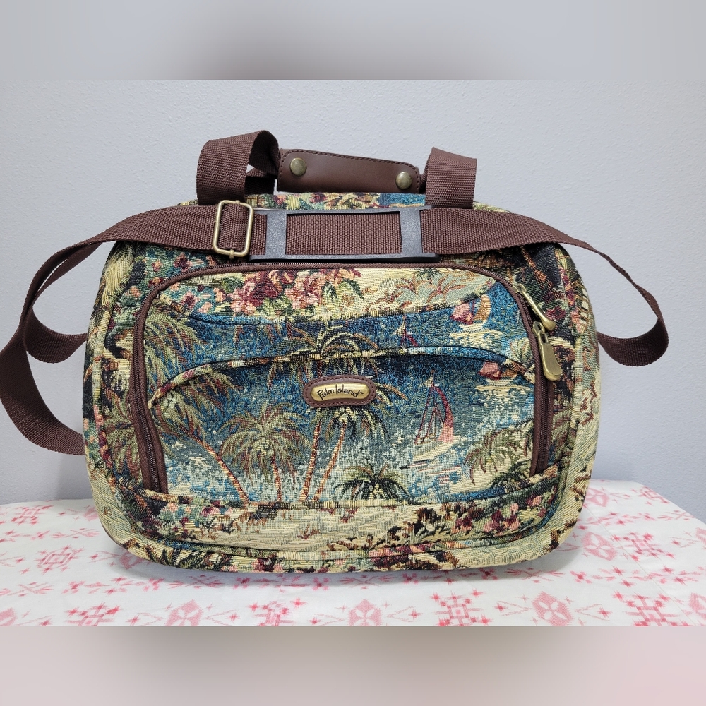 Vintage Palm Island Weekender Bag